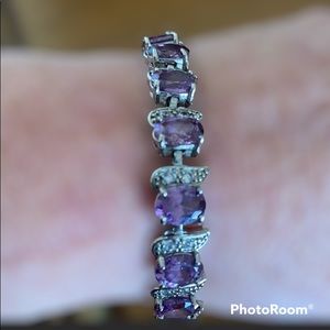 Amethyst Bracelet- 925SS